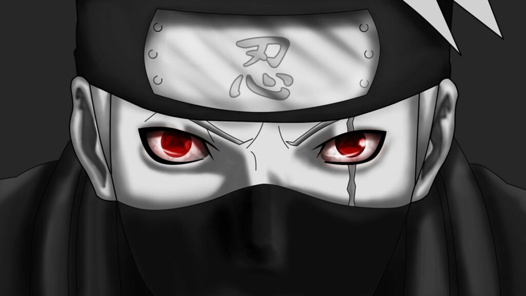 The Legendary Copy Ninja: Captivating HD Wallpaper of Kakashi Hatake in Anime - Naruto