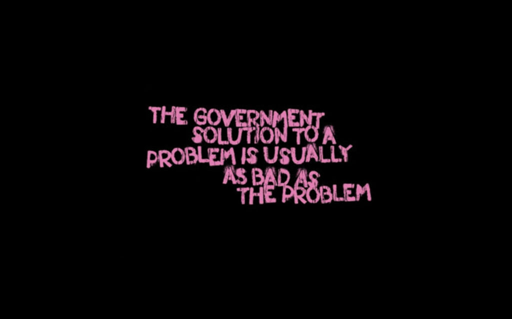 The Provocative Paradox: The Government's Response Often Amplifies the Issue - Captivating Aesthetic Black Quotes Background Wallpaper