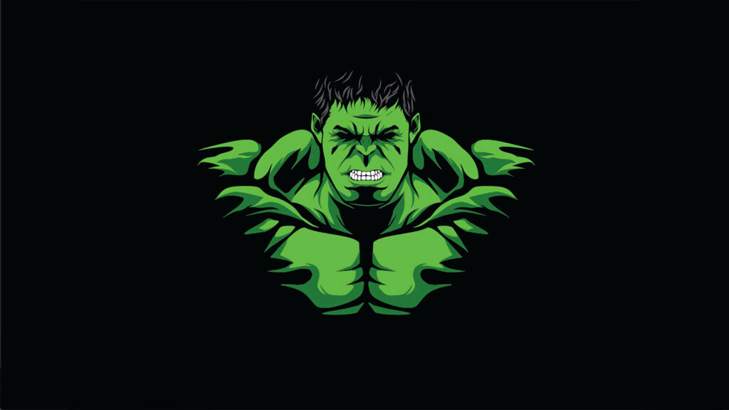 The Incredible Minimalism of 4K Hulk Wallpaper