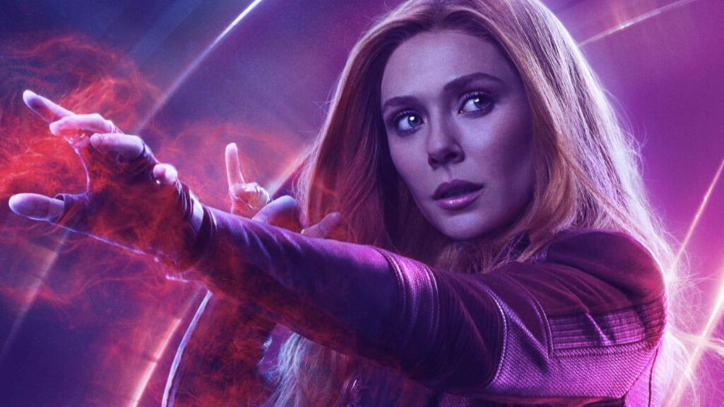 The Enigmatic Scarlet Witch: Unleashing Astonishing Transformative Magic in Wandavision's Captivating Visual Realm Wallpaper