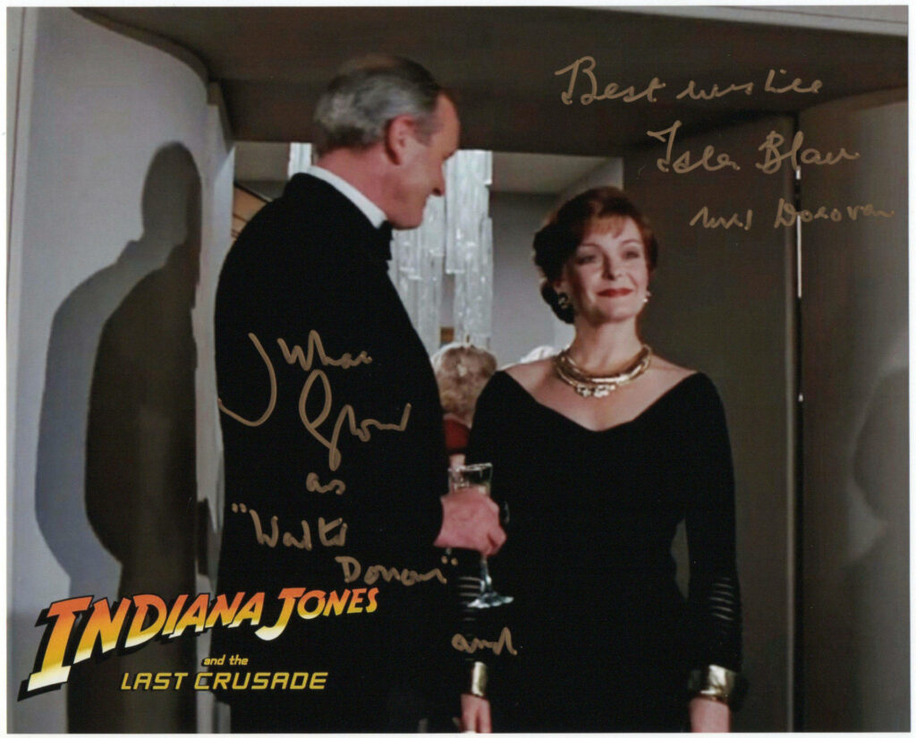 Indiana Jones & The Last Crusade Signed Poster Wallpaper Background