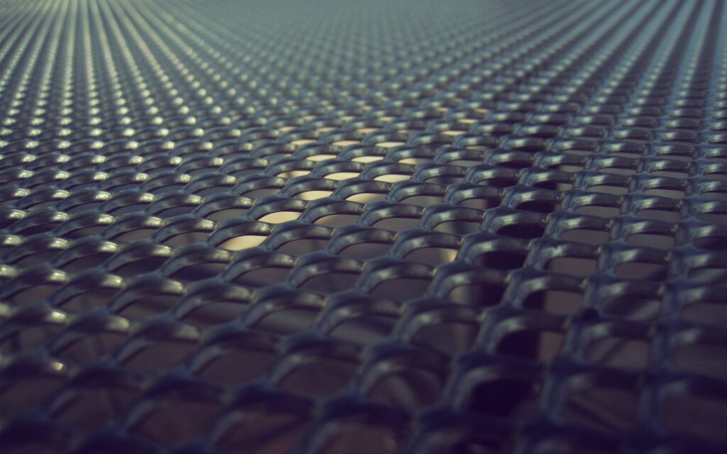 Textured Metallic Mesh Pattern Wallpaper Background