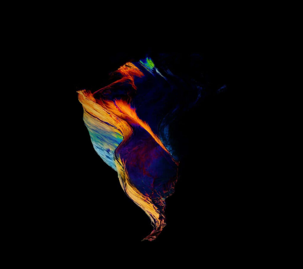 Abstract Vibrance: A Minimal, Colorful Amoled Masterpiece (1440 x 1280) Wallpaper