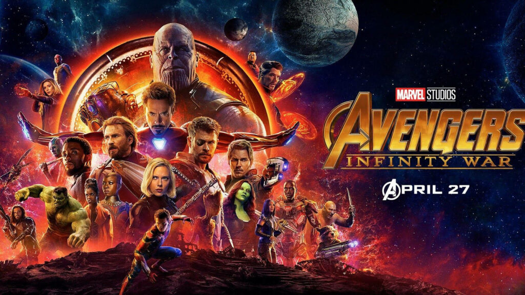 Ultimate Showdown: Tony Stark Faces Thanos in Jaw-Dropping 4K Avengers Background Wallpaper