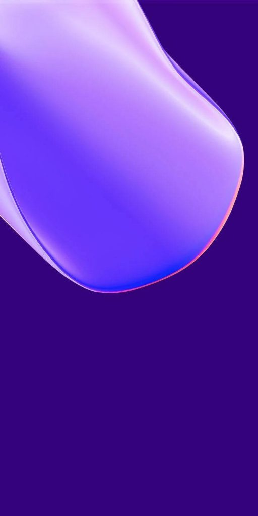 Abstract holographic violet and purple wallpaper for Infinix Note 6 with fluid minimalist design