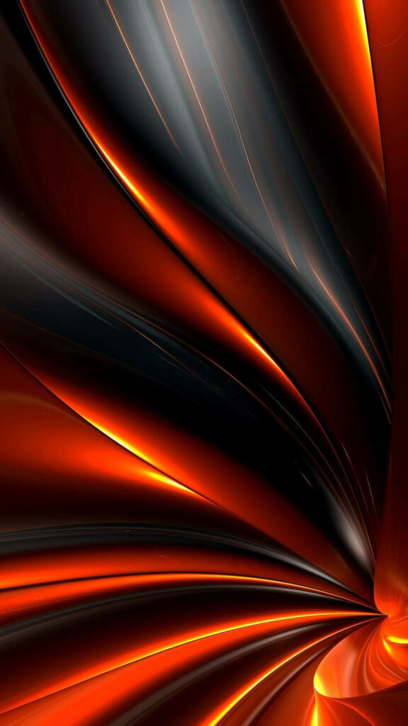 Vibrant Duality: Captivating Abstract Art for iPhone Wallpaper