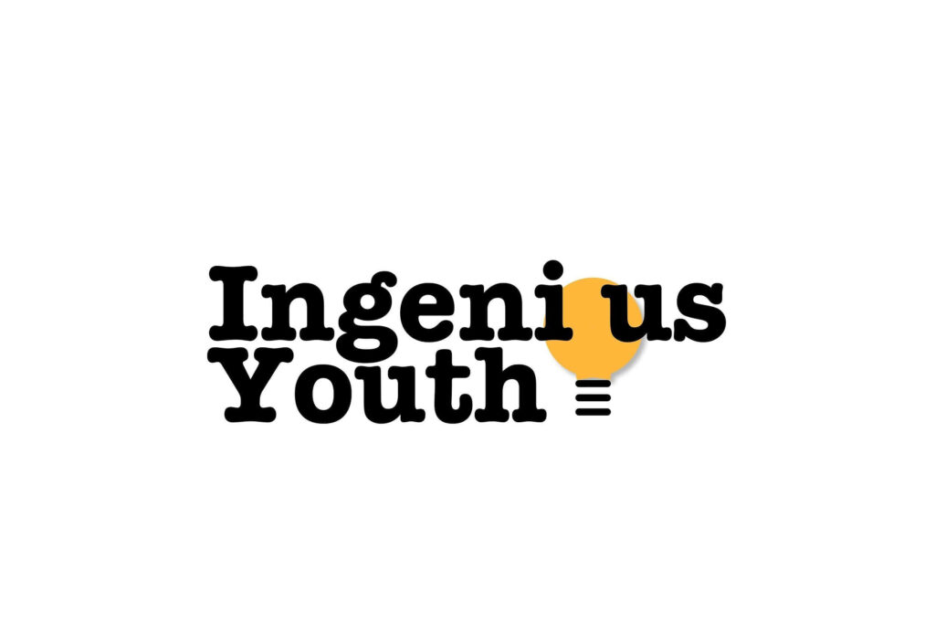 Minimalist Wallpaper: Ingenious Youth with Lightbulb Icon Design