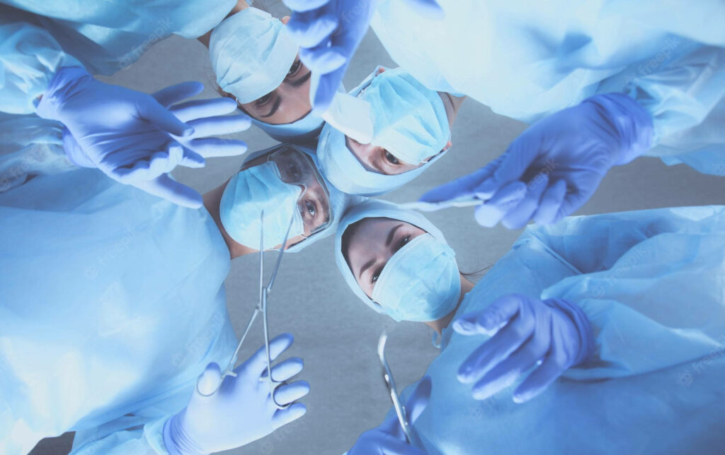 In the Operating Room: A Glimpse from a Patient's Perspective Wallpaper