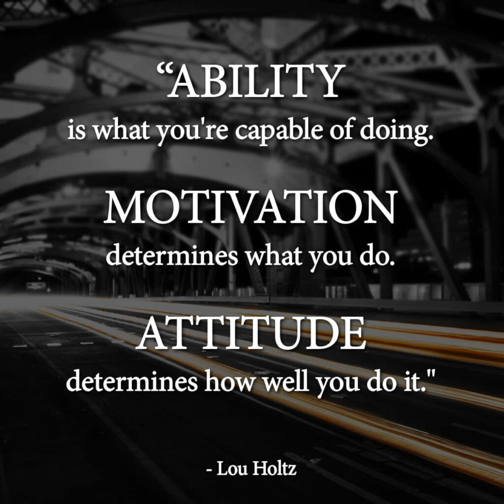 Inspirational Lou Holtz Quote Wallpaper: Urban Bridge Background