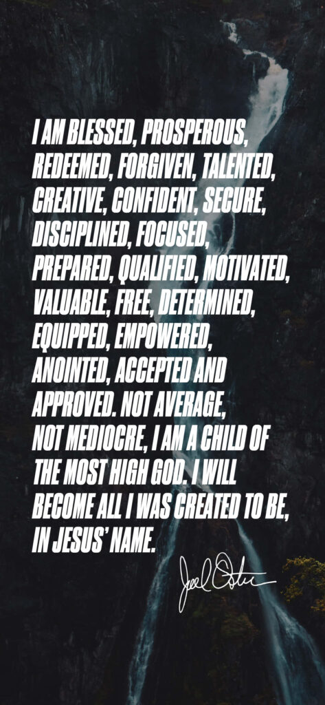 Empowering Quote Wallpaper with Serene Waterfall Background