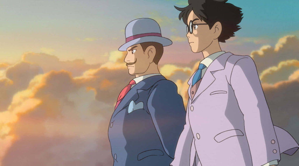 Inspirational *The Wind Rises* Wallpaper: Serene Sky & Characters