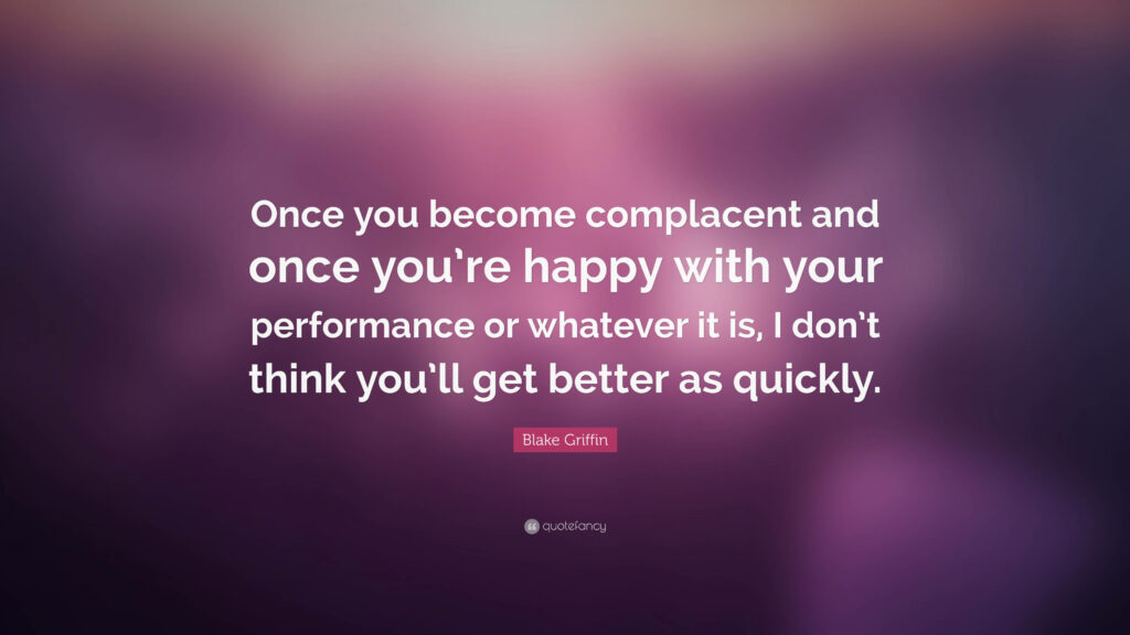 Blake Griffin Quote Wallpaper: Inspire Growth on Purple Background