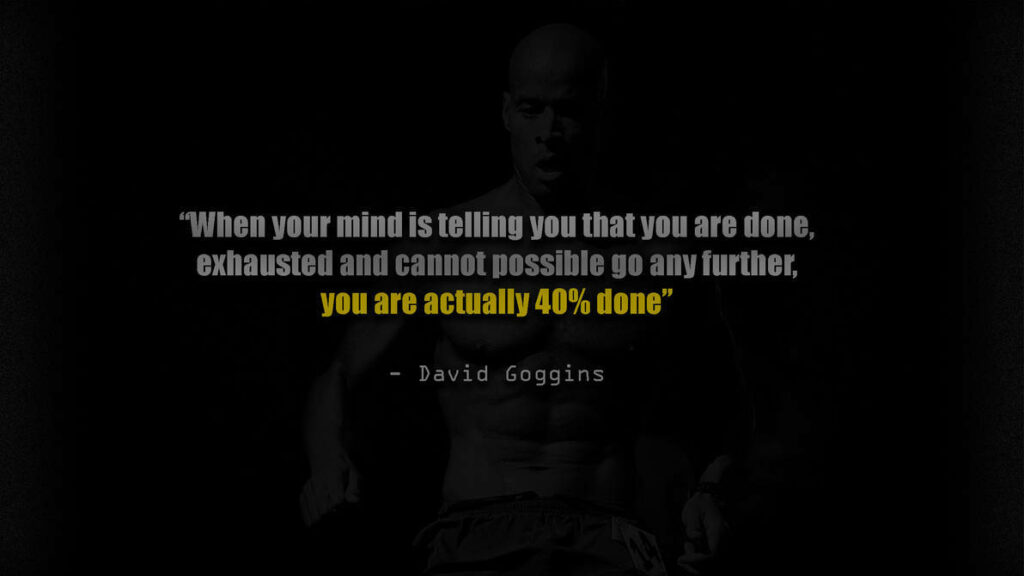 Motivational Wallpaper: Resilience Quote by David Goggins