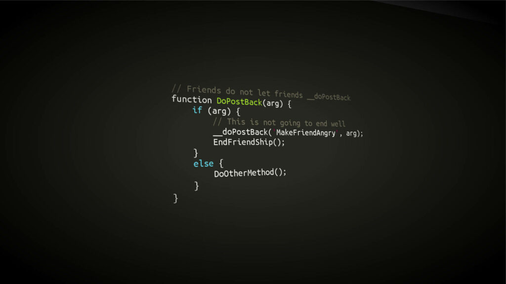 Friendship Codes: A Timeless JavaScript Wallpaper