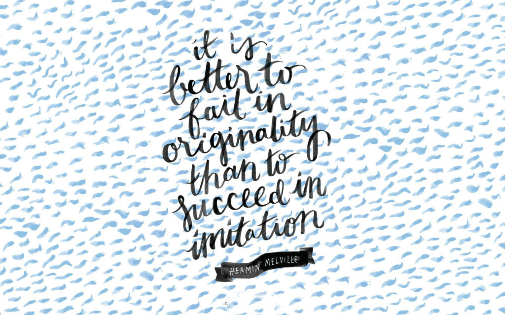 Innovative Triumph: Embracing Originality over Conformist Success Wallpaper