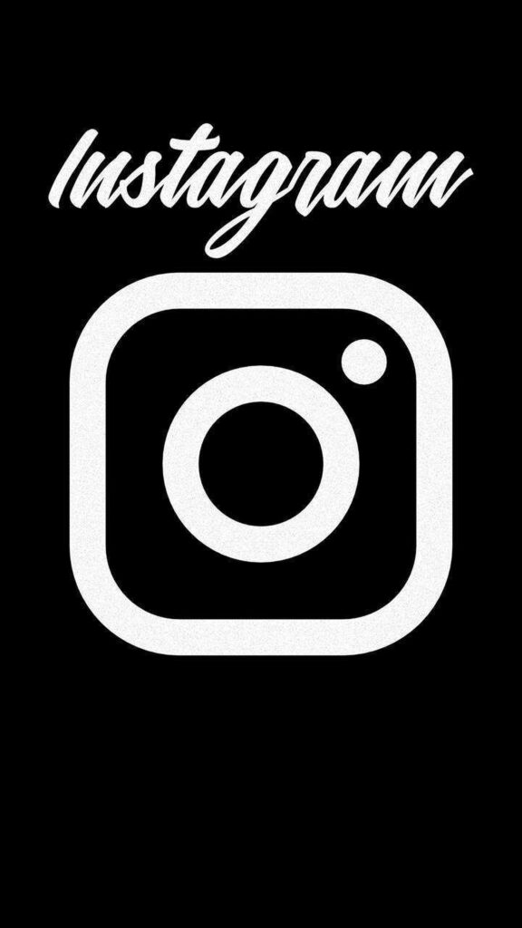 Instagram's Sleek Monochrome Reverie: A Modern Digital Artwork Wallpaper