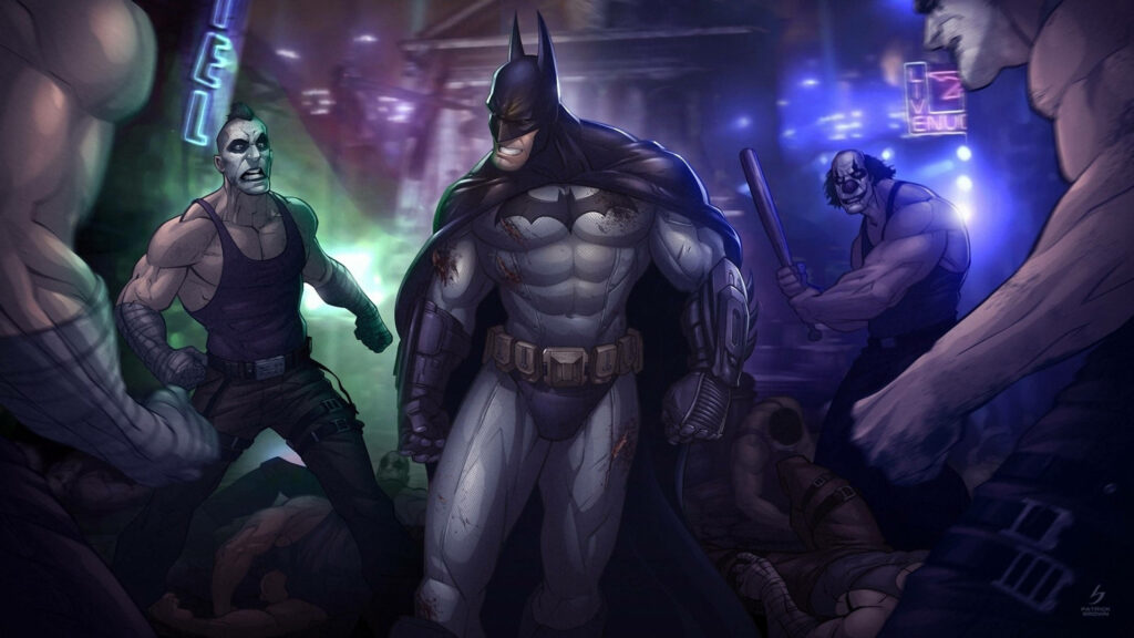 Batman in Arkham City: Intense Urban Action Wallpaper