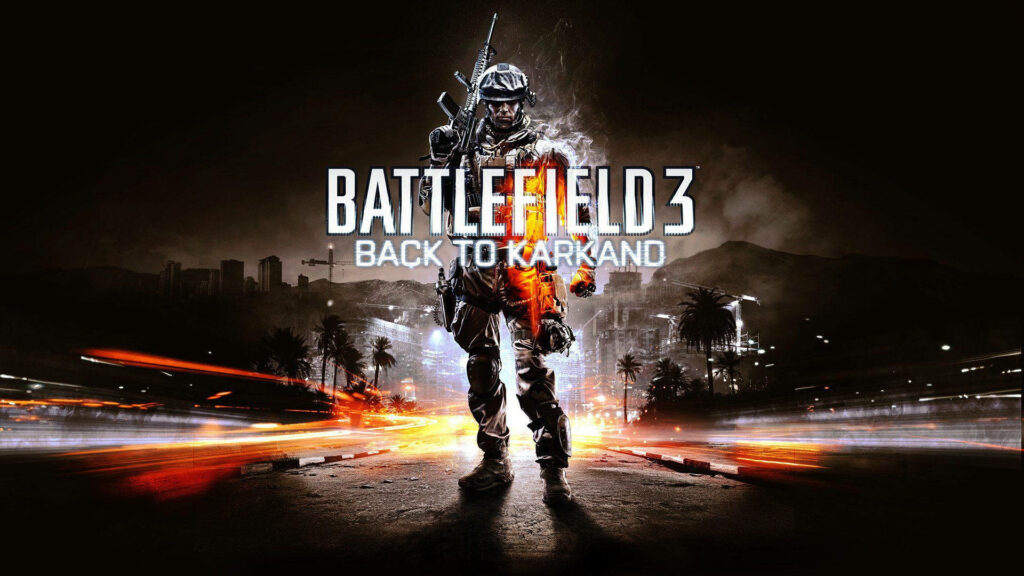 Intense Battlefield 3: Back to Karkand Soldier Wallpaper Background