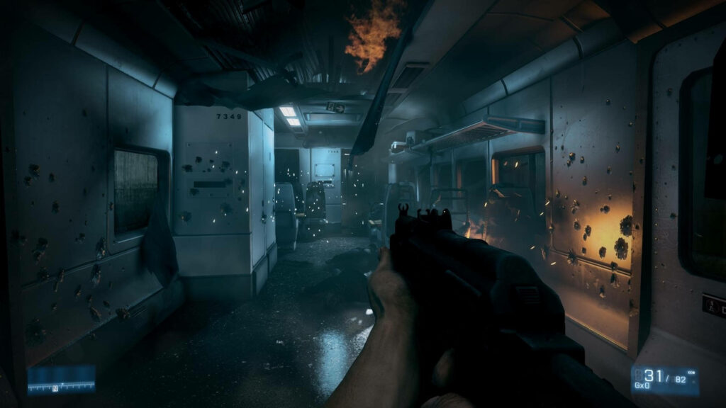Battlefield 3 Dynamic Subway Action Wallpaper Background