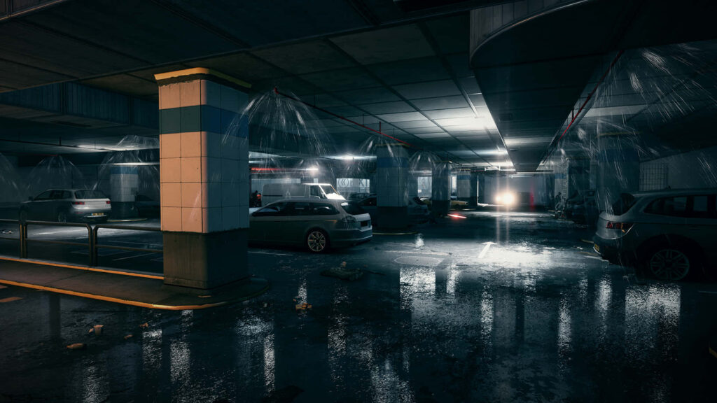 Intense Battlefield 3 Underground Garage Scene | Realistic Wallpaper