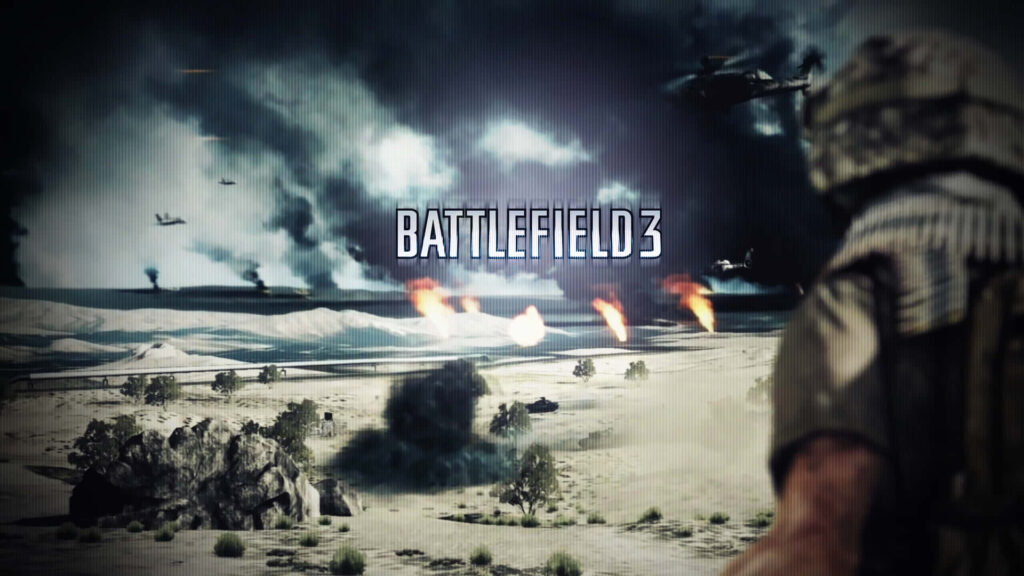 Intense Battlefield 3 Wallpaper: Soldiers, Explosions & Chaos