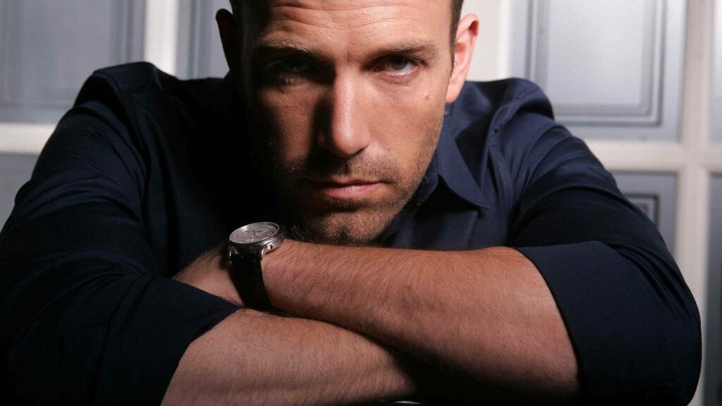 Intense Ben Affleck Wallpaper: Striking Close-Up Background