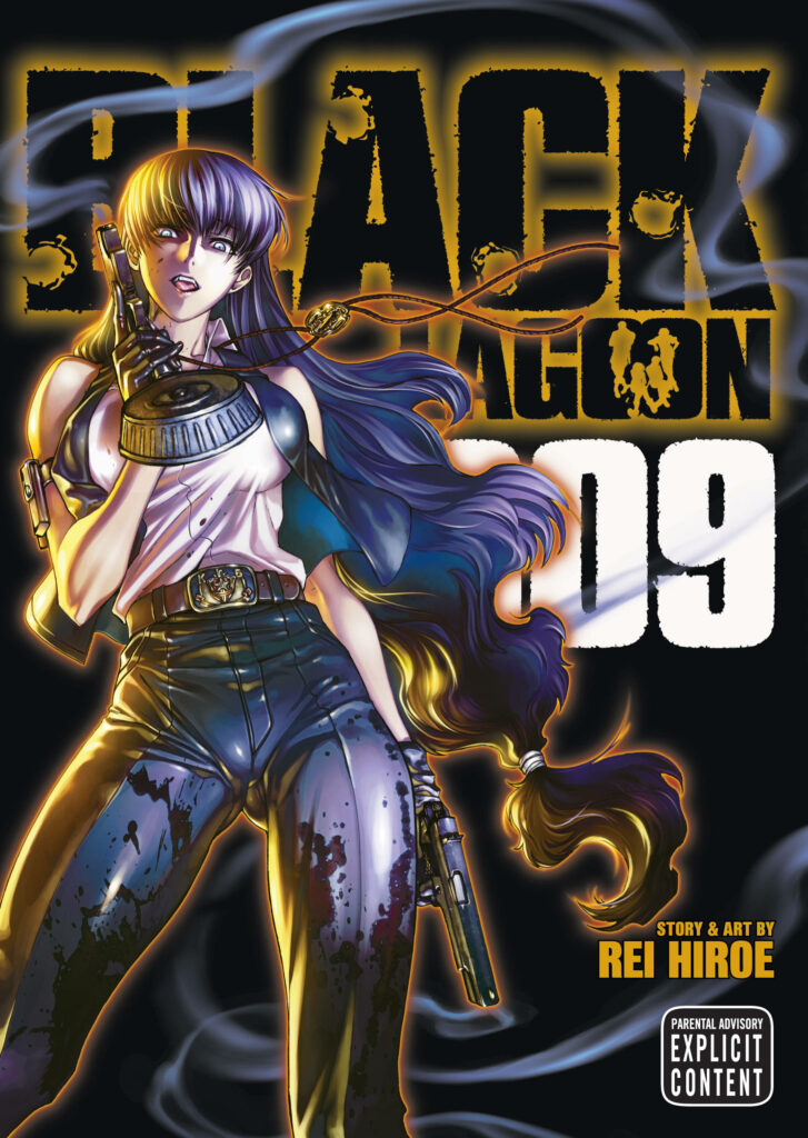 Intense Black Lagoon Wallpaper: Fierce Character & Gritty Action Scene