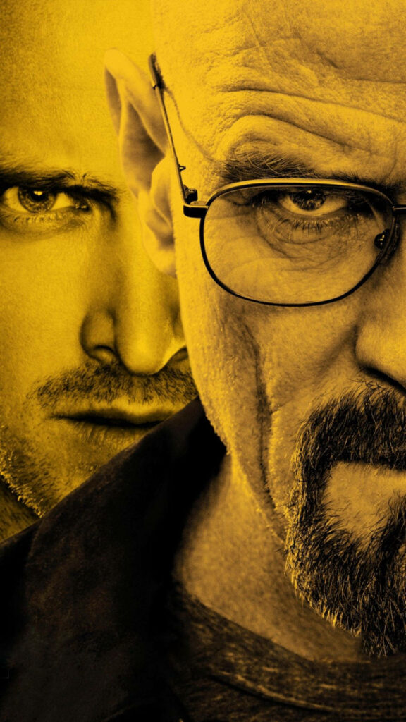 Intense Breaking Bad Wallpaper: Walter & Jesse's Dramatic Appearance