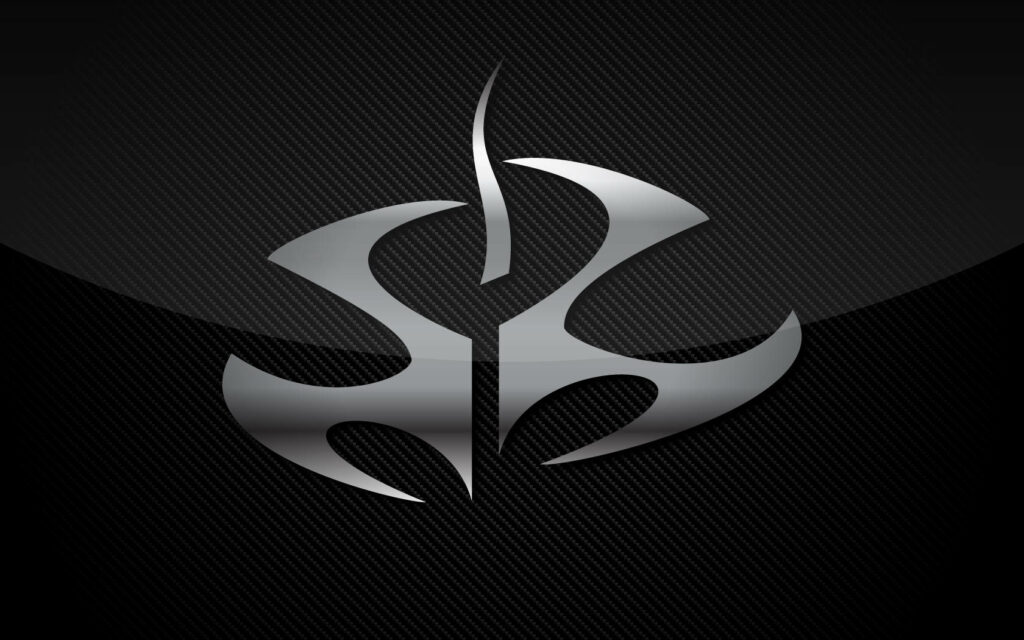 Hitman Sniper Logo Powerfully Pops from Ebony Canvas Wallpaper