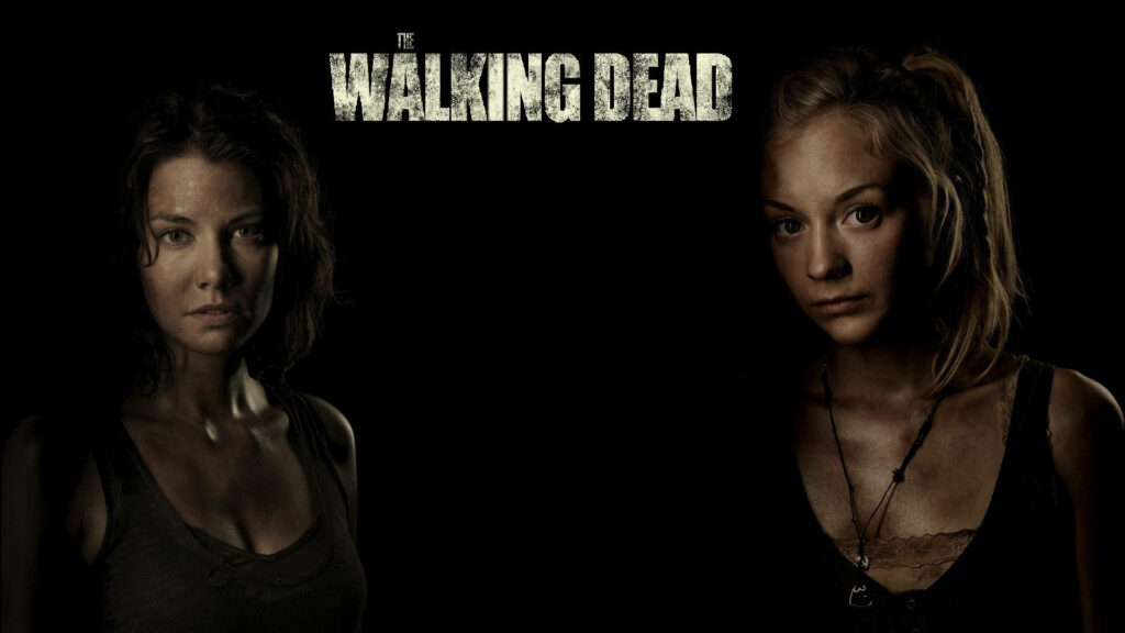 Intense Greene Sisters Wallpaper | The Walking Dead Dark Background