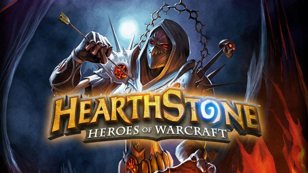 Intense Hearthstone Wallpaper: Dark Character & Magical Arrows
