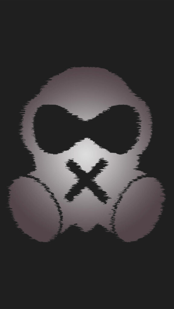 Silencing Opposition: Mute's Distinctive Gas Mask Logo for Rainbow Six Siege iPhone Wallpaper
