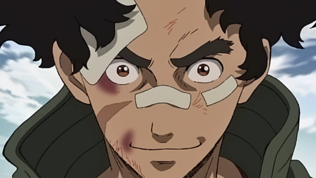 Intense Megalo Box Wallpaper: Joe’s Fighting Spirit & Resilience
