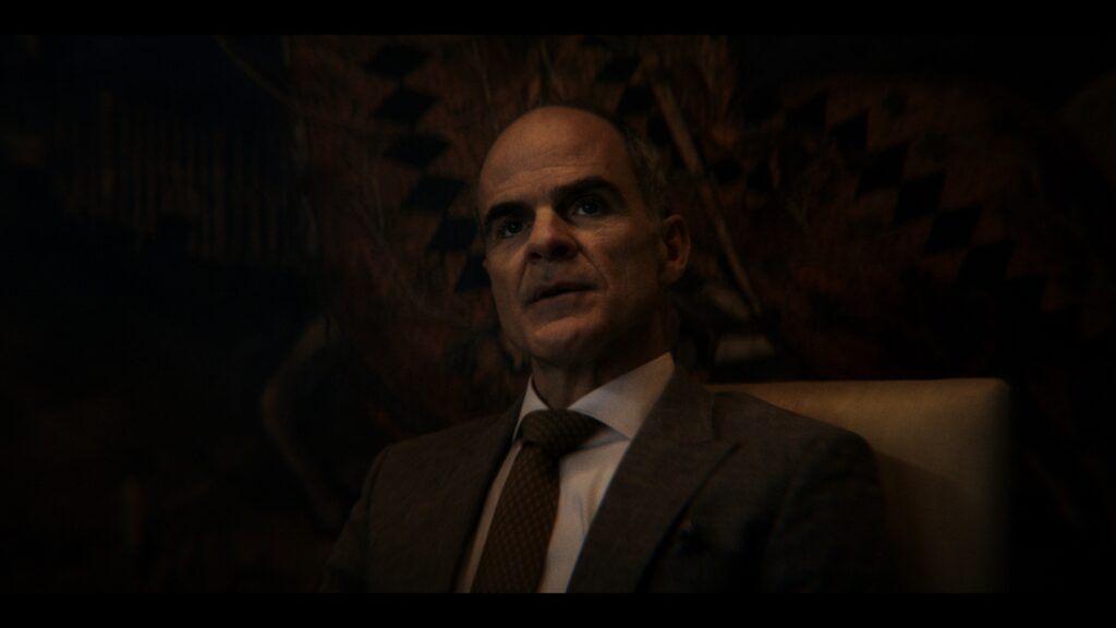 Intense Johnny Viti Scene from The Penguin TV Show Wallpaper