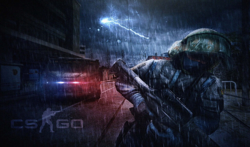 Unleashing the Deadly Blades: A Glimpse into the Cutthroat World of Counter-Strike: Global Offensive Wallpaper