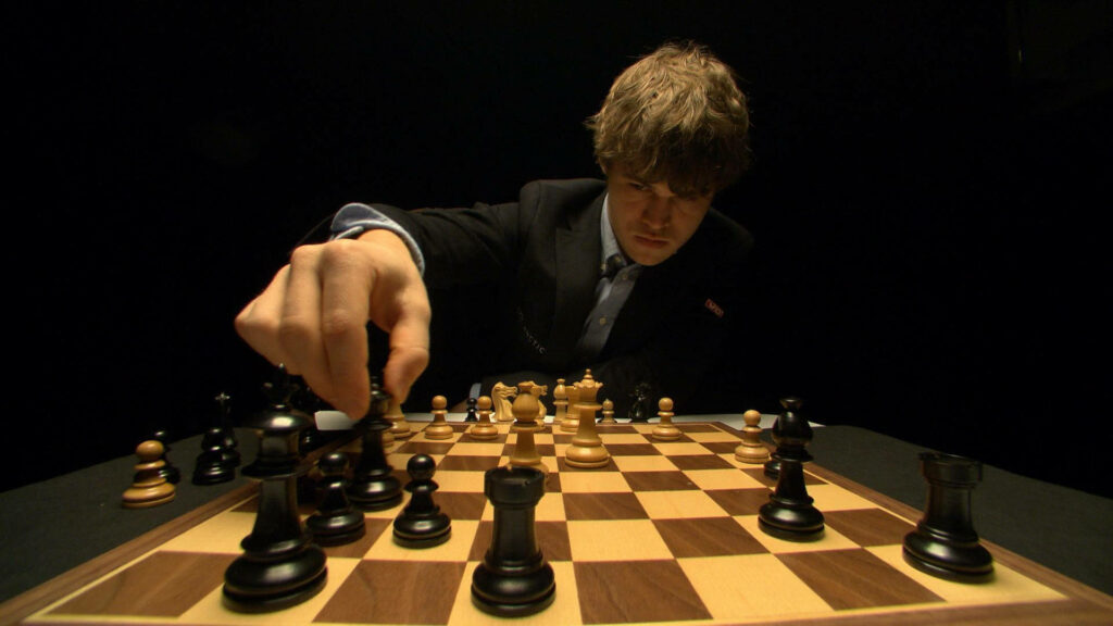 Intense Magnus Carlsen: Contemplating His Next Move - Chess Wallpaper