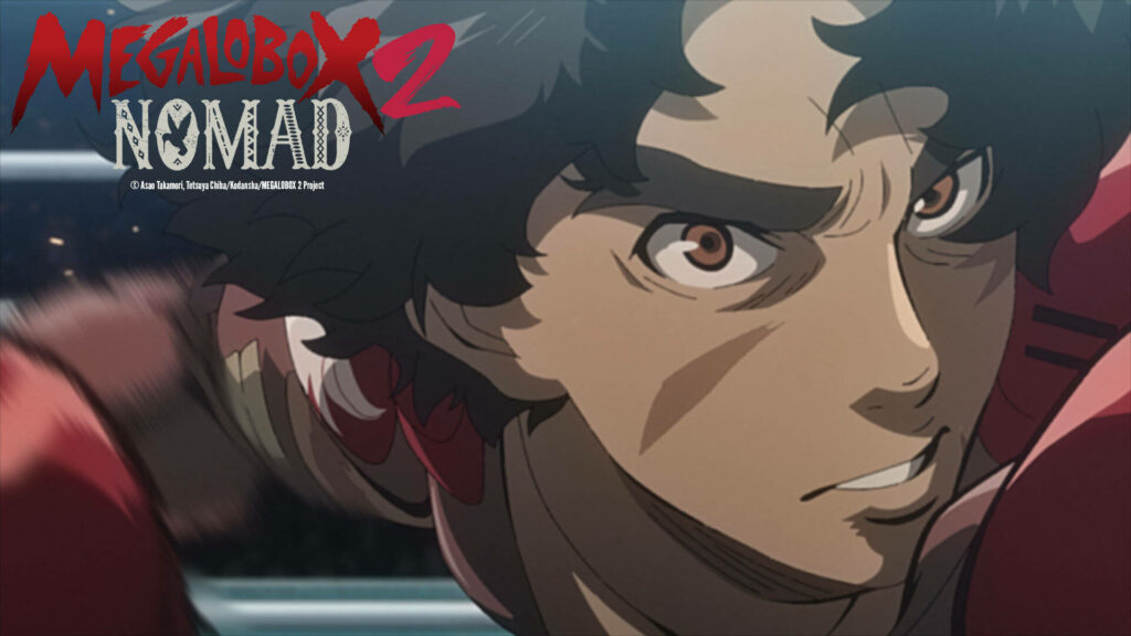 Intense Megalo Box 2 Nomad Wallpaper: Bold Character Expression