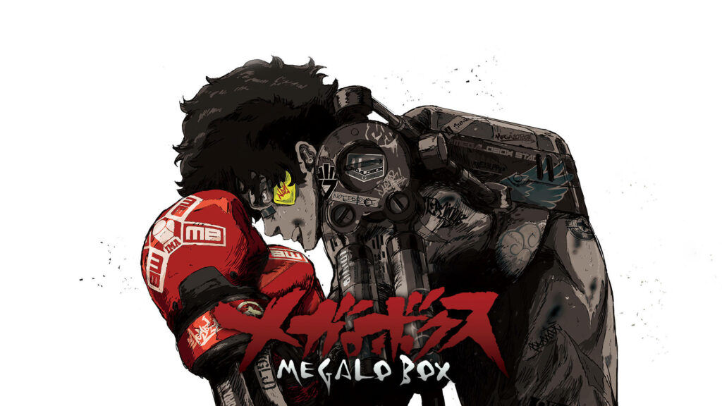Cyberpunk Boxing Wallpaper: Intense Megalo Box Official Art