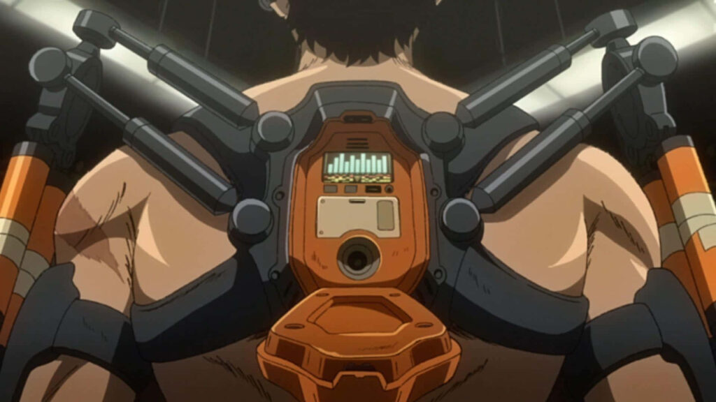 Intense Megalo Box Wallpaper: Gritty Atmosphere & Mechanical Gear