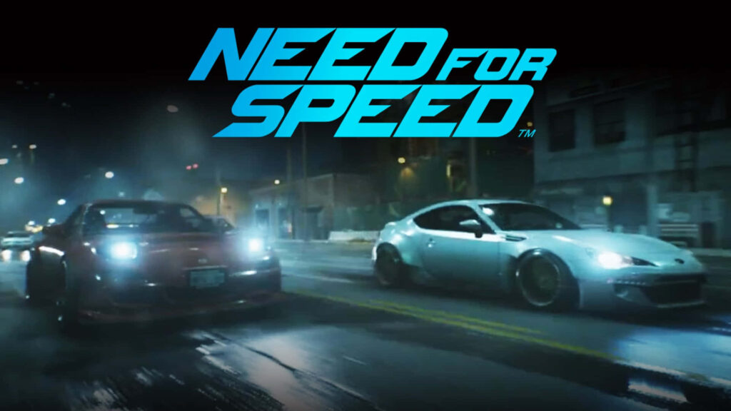 Dynamic Need for Speed Wallpaper: Night Racing Neon Scene