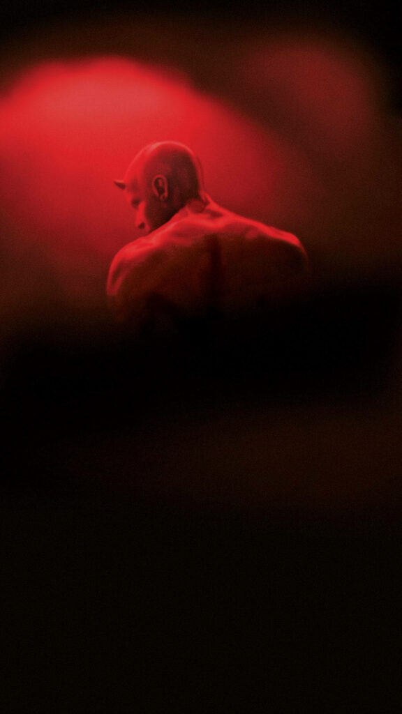 Intense Red Daredevil Wallpaper: A Striking Devilish Background