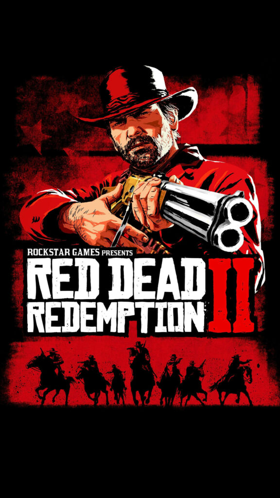 Red Dead Redemption 2 Close-Up Wallpaper: Bold Western Aesthetic