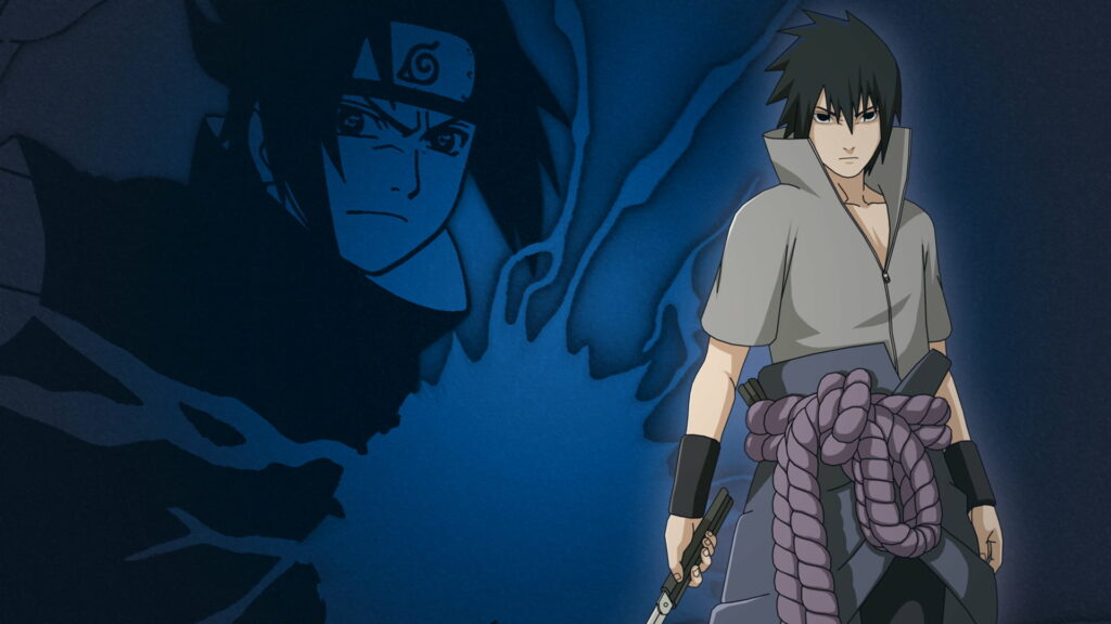 Naruto's Ultimate Rival: The Resilient Sasuke Uchiha in HD Glory Wallpaper