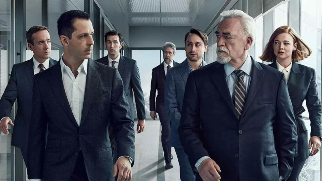 Succession Roy Family Wallpaper: Intense Corporate Dynamics