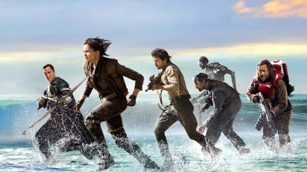 Intense Rogue One Wallpaper: Teamwork & Courage in Adventure