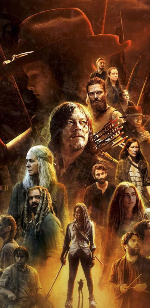 Dynamic The Walking Dead Wallpaper: Survival Drama for Your iPhone