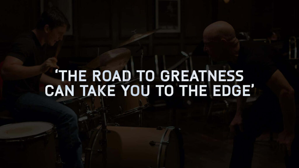 Intense Whiplash Wallpaper: Passion for Music Training & Dedication