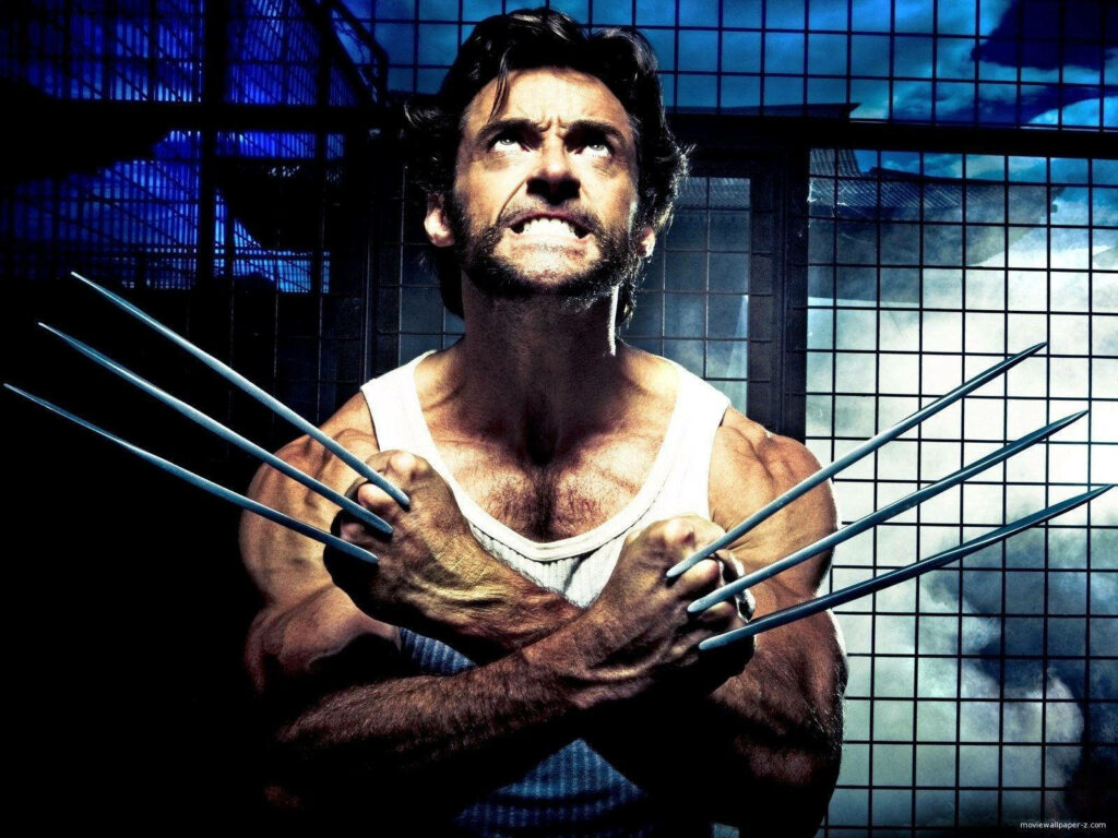 Intense Wolverine Wallpaper: Iconic Claws & Dramatic Background