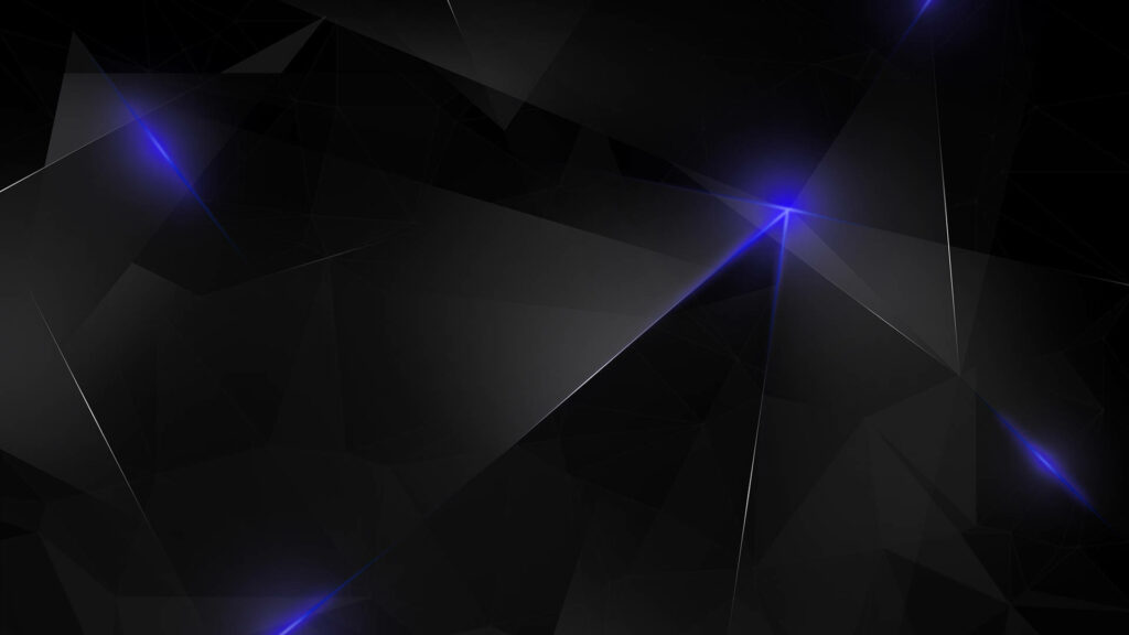 Blue Illumination: Embracing Dark and Geometric Serenity - Laptop Background for a Minimalist, Dark, and Blue Aesthetic Wallpaper