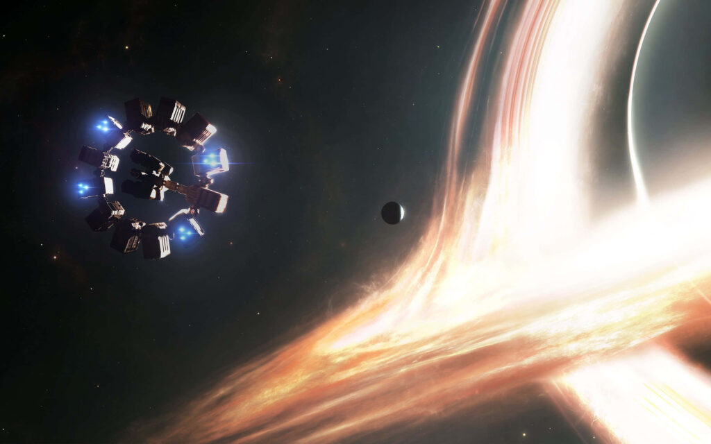 Unveiling the Enigma: A Captivating Glimpse into the Unfathomable Depths of the Interstellar Black Hole Wallpaper
